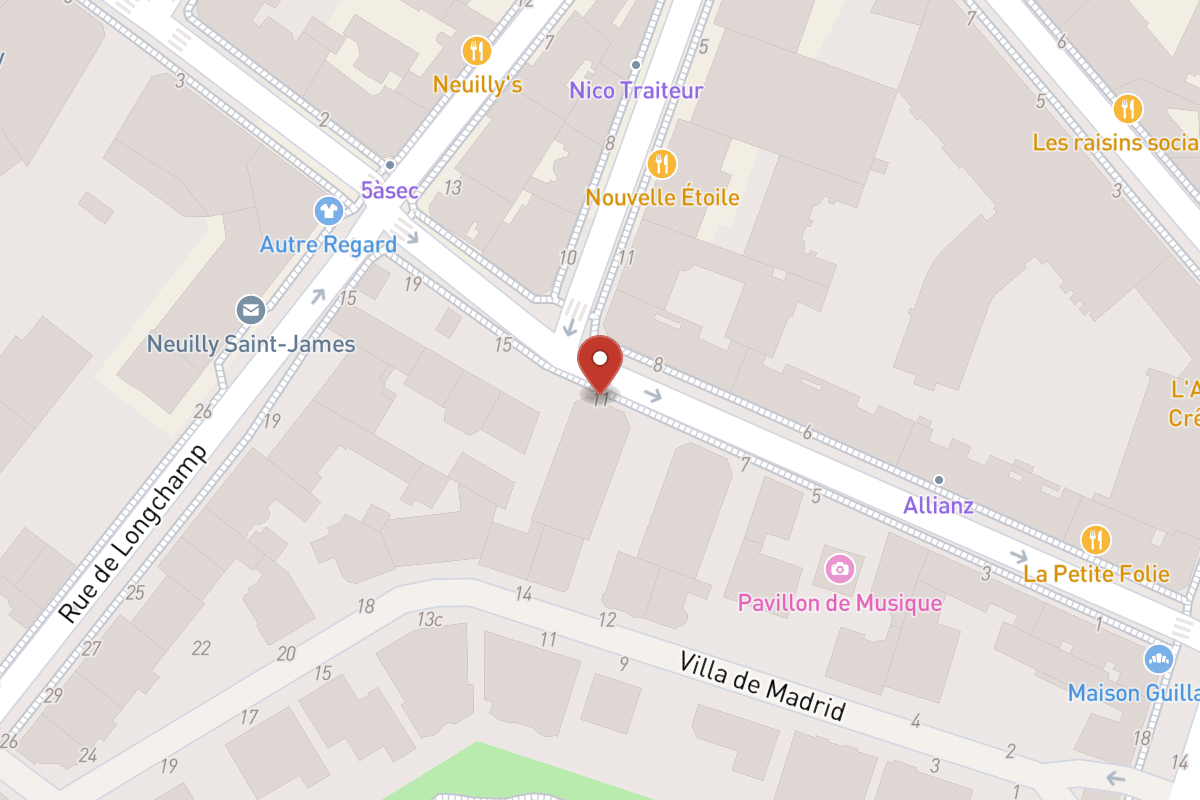 Plan de situation — 11 rue du général henrion-bertier