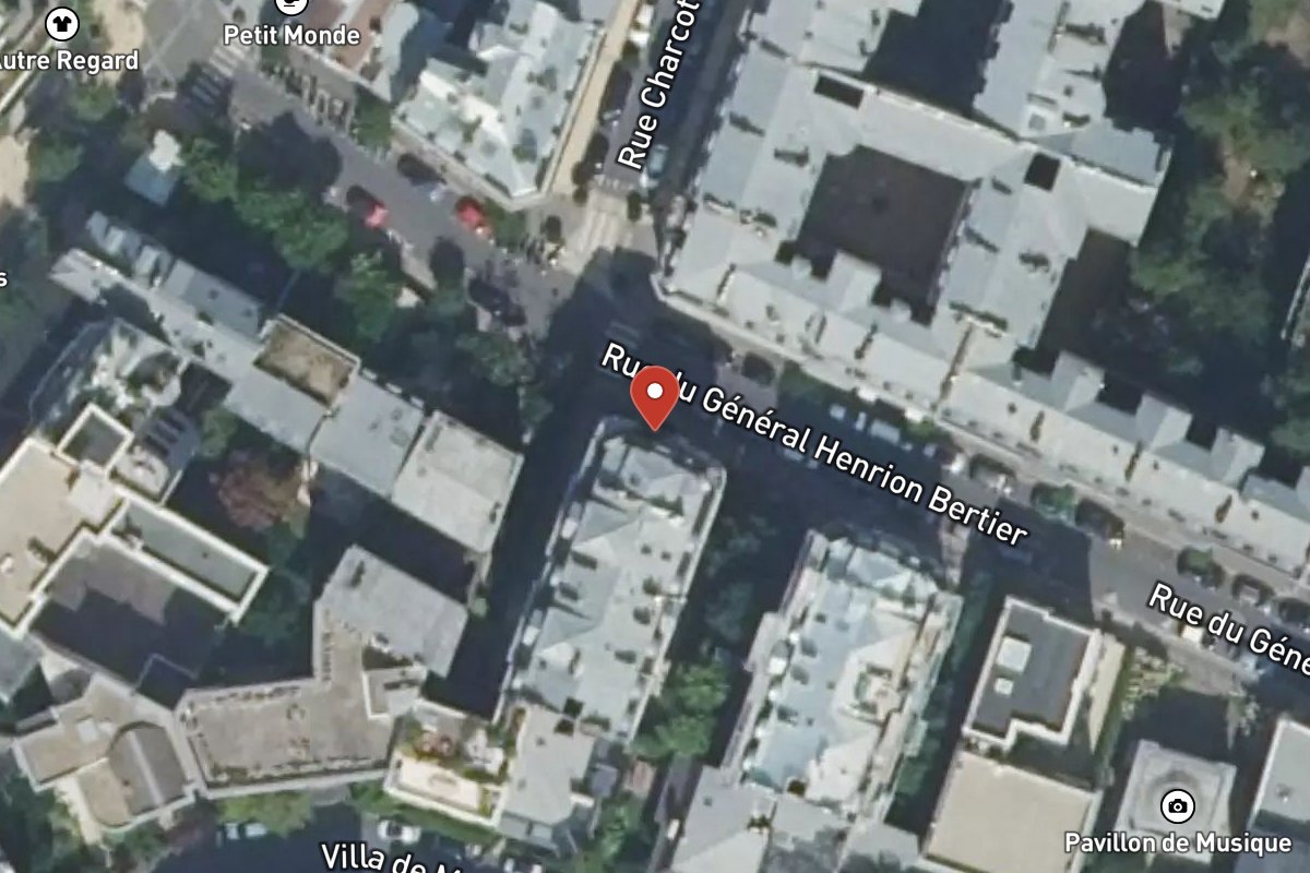 Vue satellite — 11 rue du général henrion-bertier