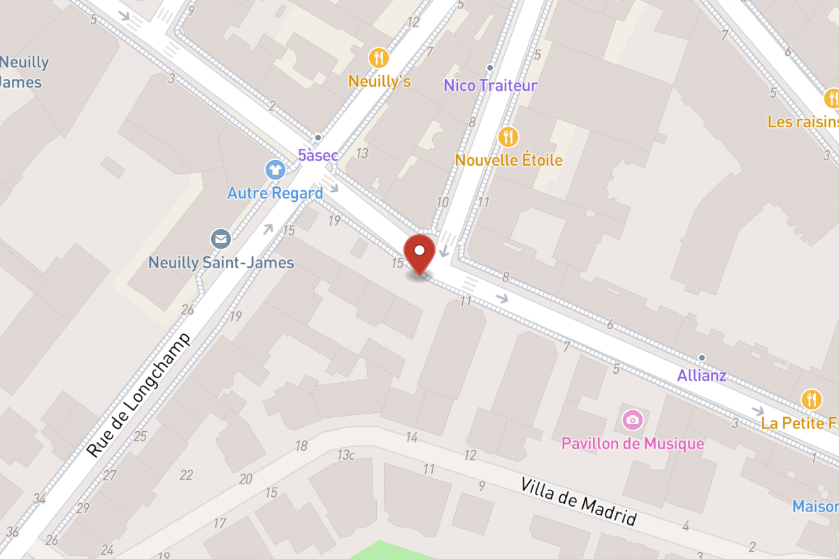 Plan de situation — 13 rue du général henrion-bertier