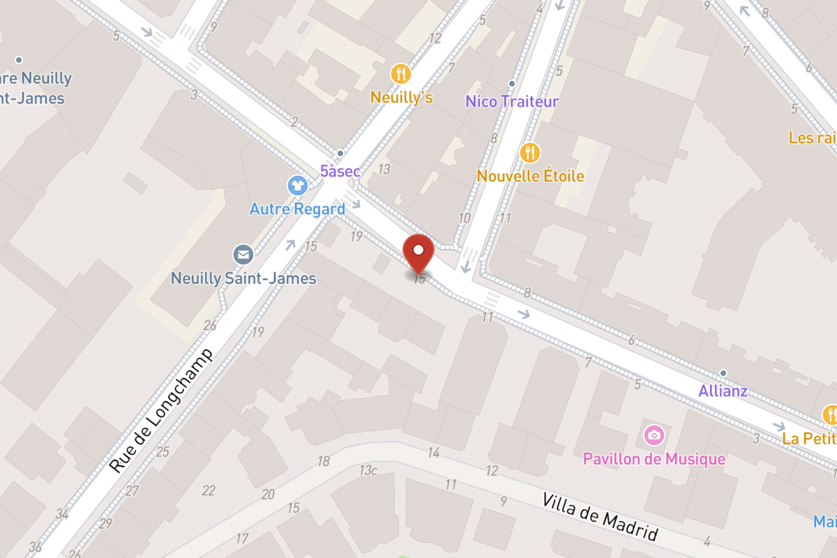 Plan de situation — 15 rue du général henrion-bertier
