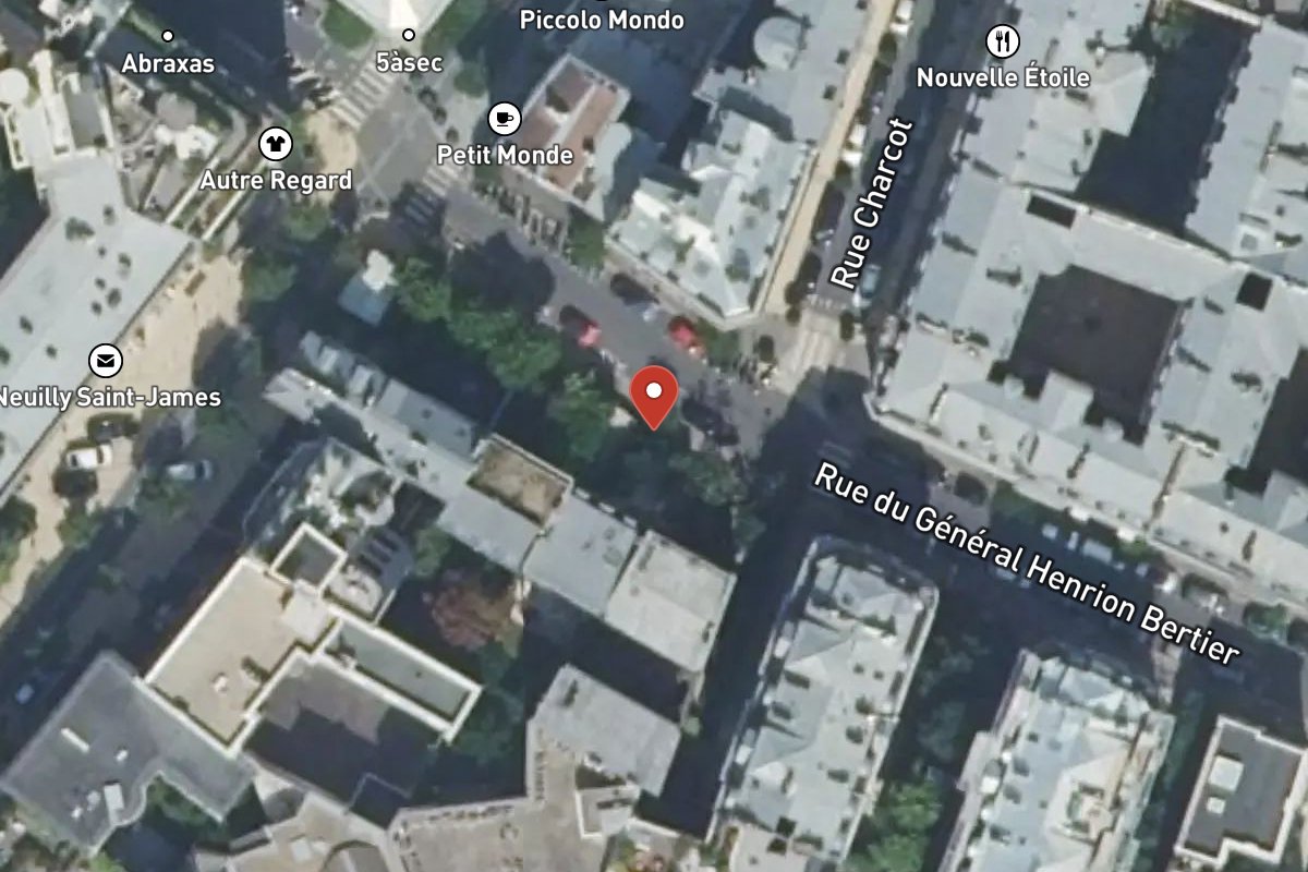 Vue satellite — 15 rue du général henrion-bertier