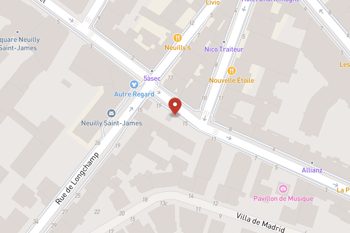 Plan de situation — 17 rue du général henrion-bertier