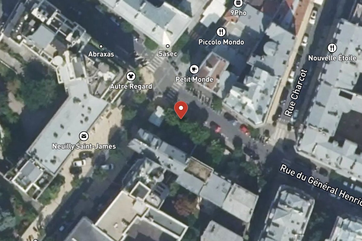 Vue satellite — 19 rue du général henrion-bertier