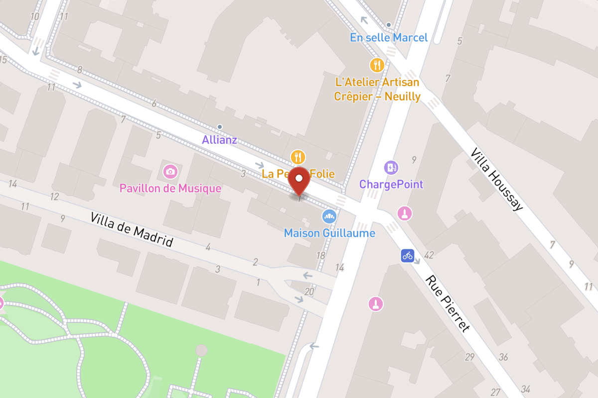 Plan de situation — 1 rue du général henrion-bertier