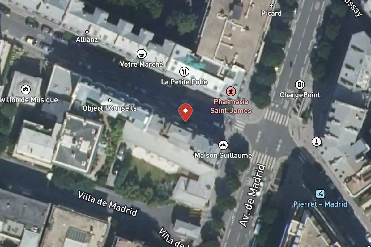 Vue satellite — 1 rue du général henrion-bertier