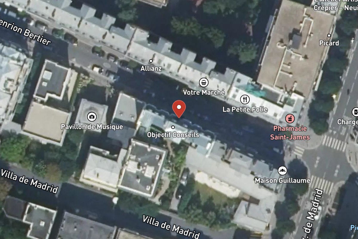 Vue satellite — 3 rue du général henrion-bertier