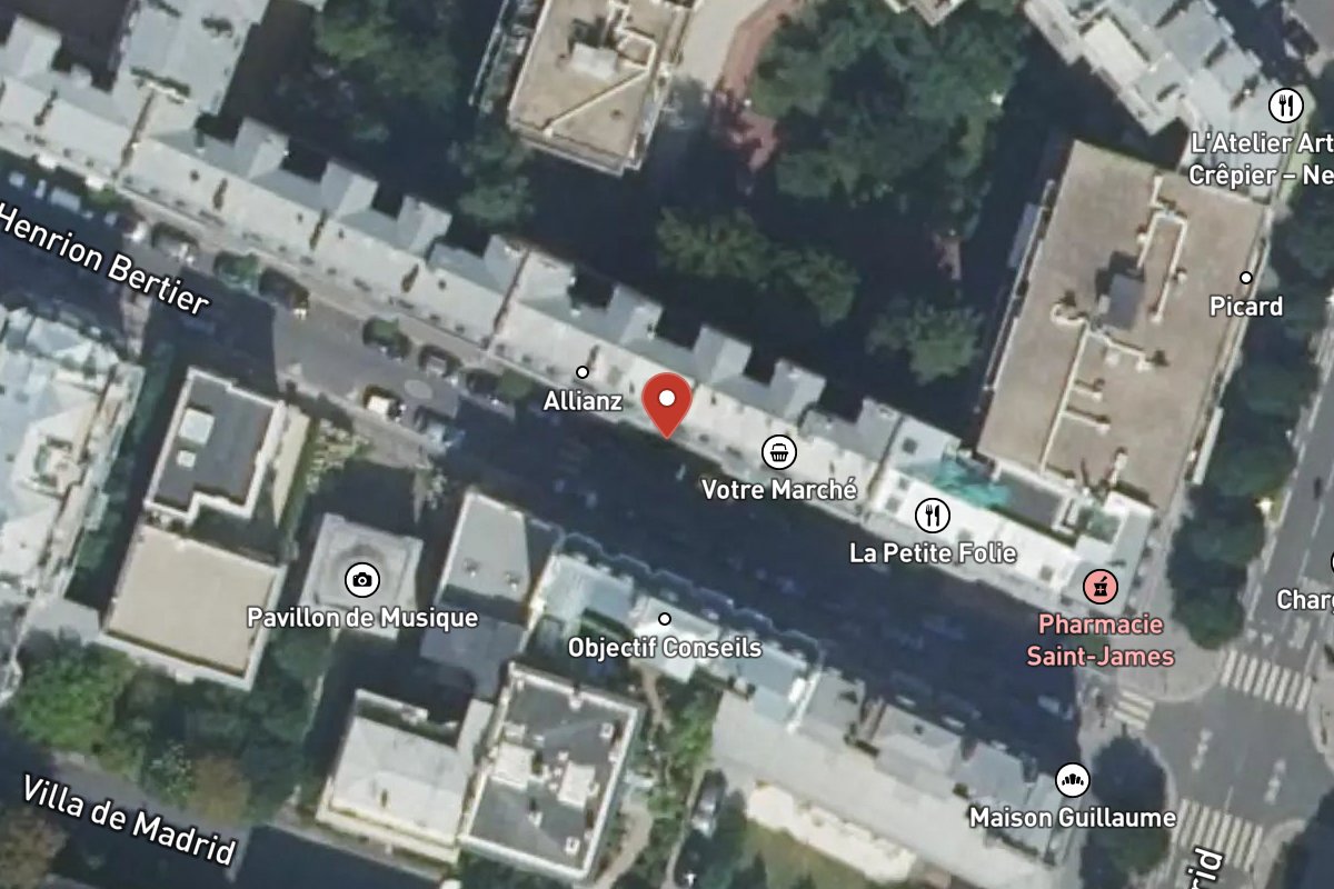 Vue satellite — 4 rue du général henrion-bertier