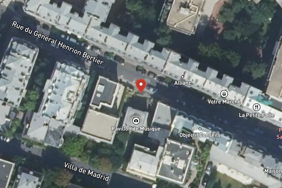 Vue satellite — 5BIS rue du général henrion-bertier