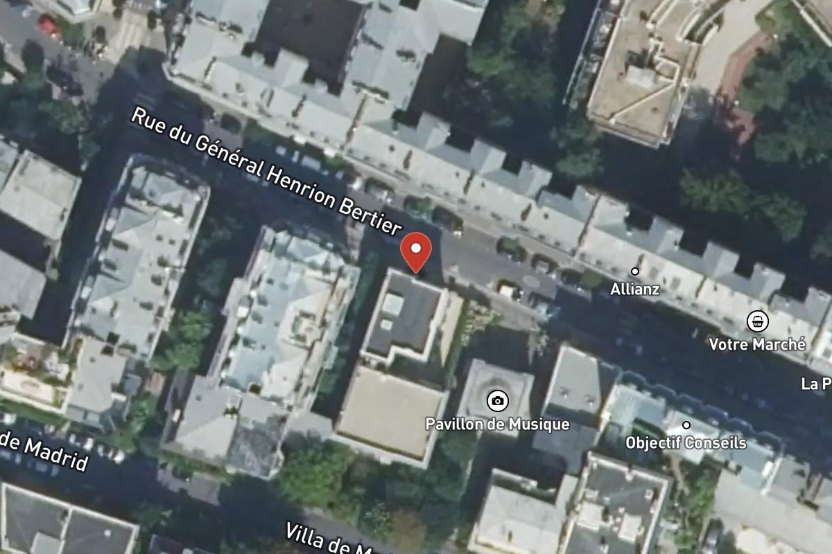 Vue satellite — 5TER rue du général henrion-bertier