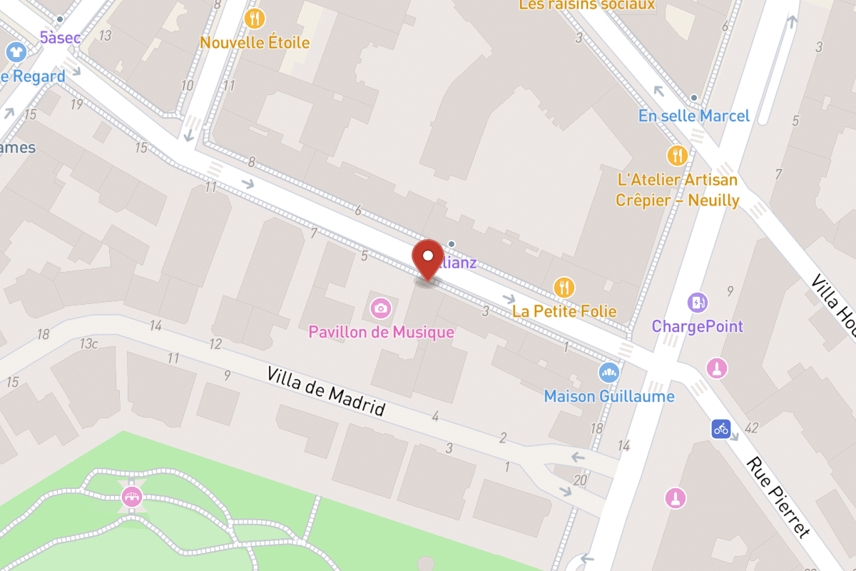 Plan de situation — 5 rue du général henrion-bertier