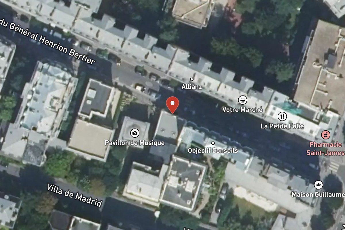 Vue satellite — 5 rue du général henrion-bertier