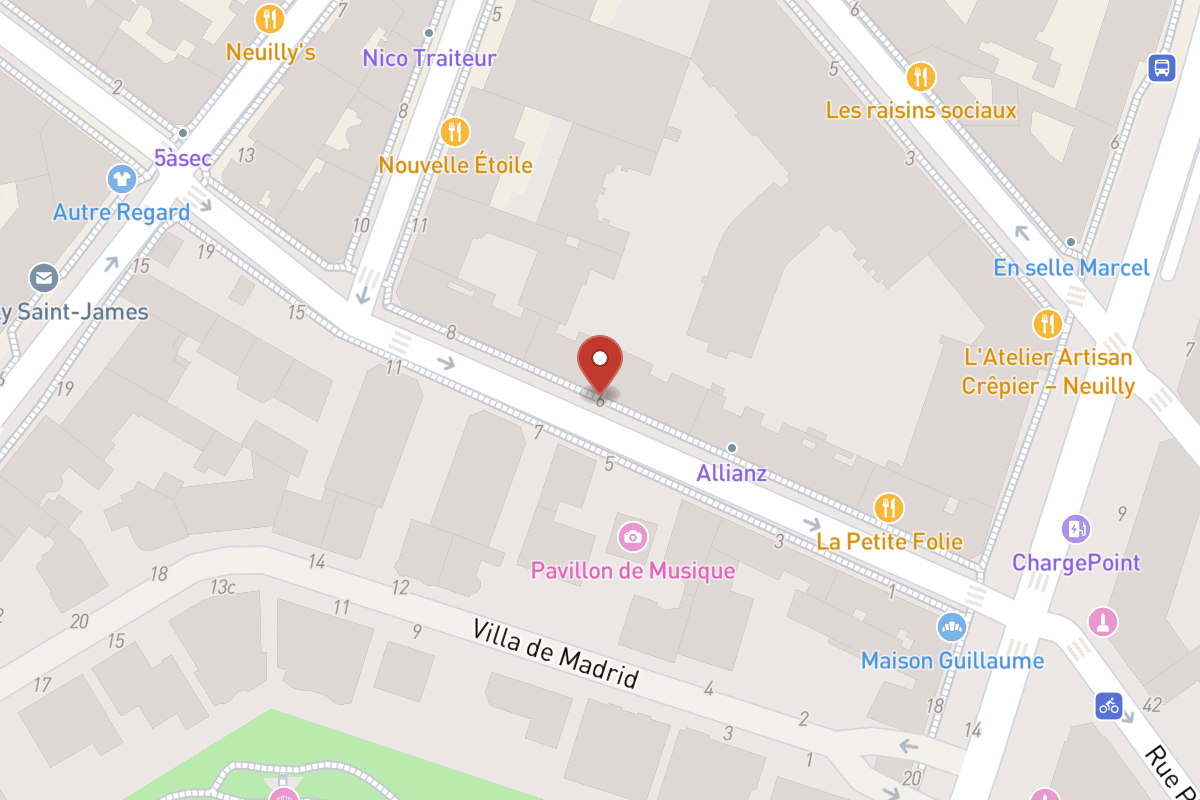 Plan de situation — 6 rue du général henrion-bertier