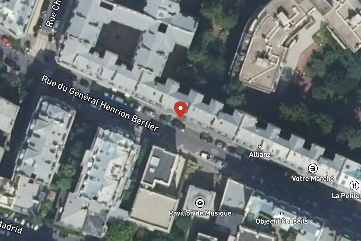 Vue satellite — 6 rue du général henrion-bertier