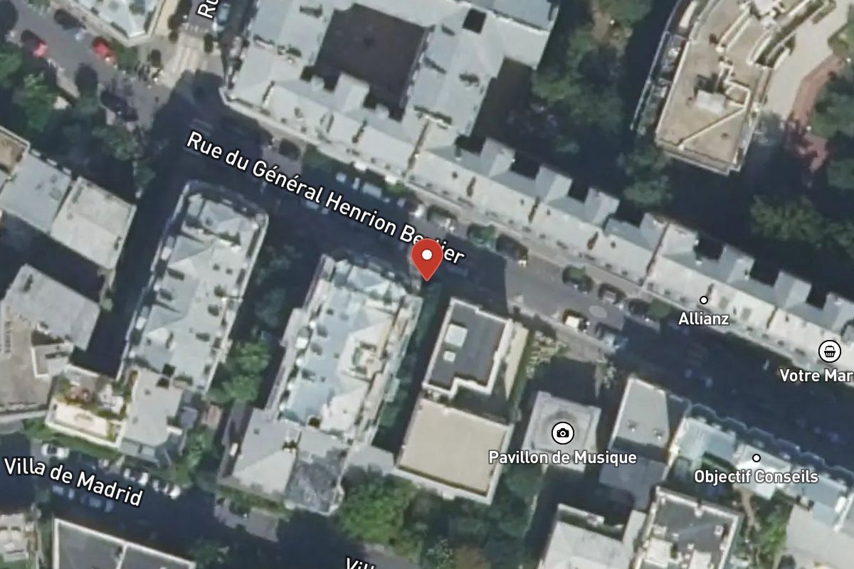 Vue satellite — 7 rue du général henrion-bertier