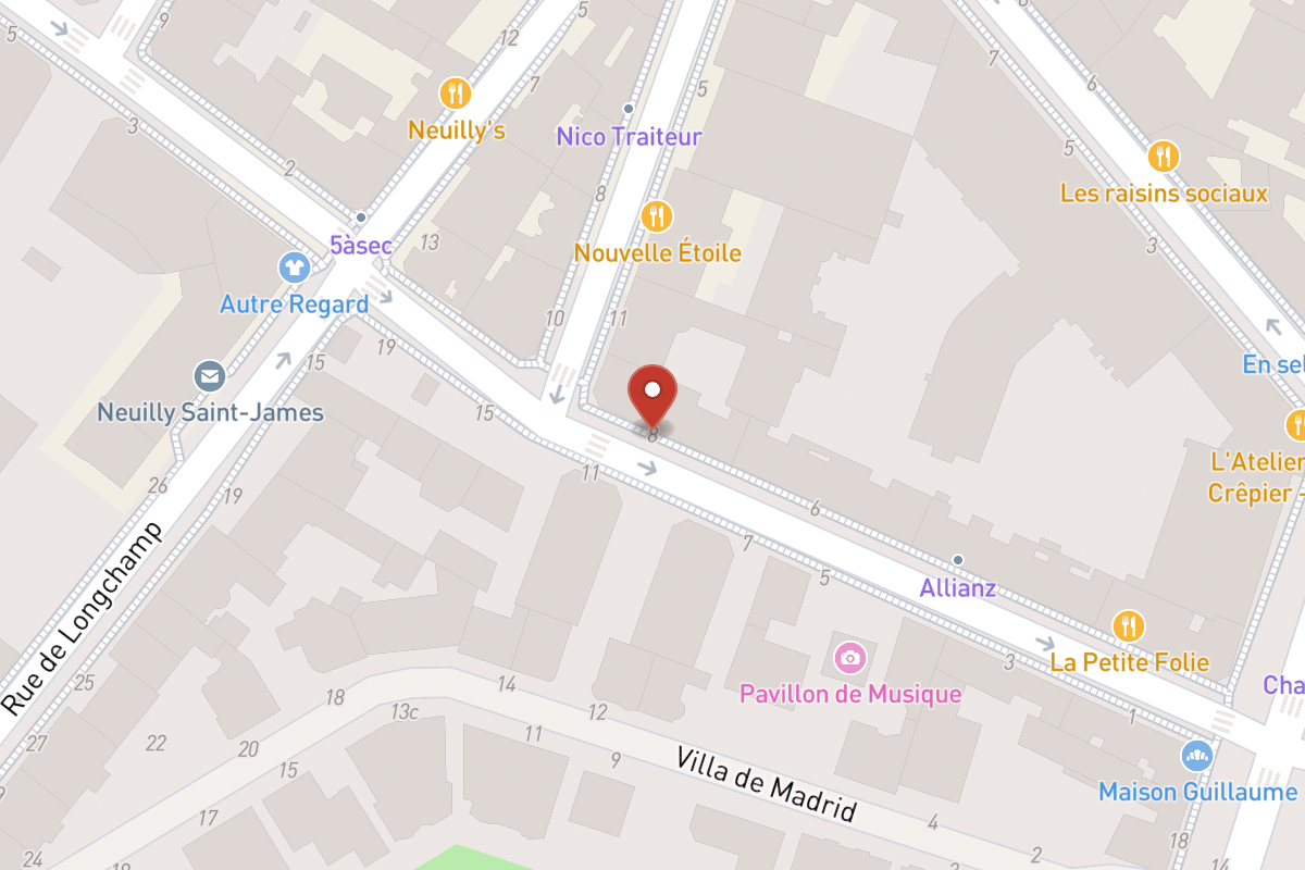 Plan de situation — 8 rue du général henrion-bertier