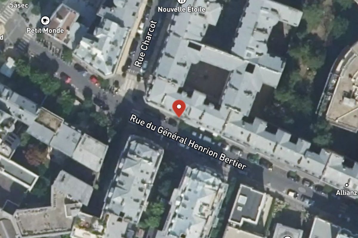 Vue satellite — 8 rue du général henrion-bertier