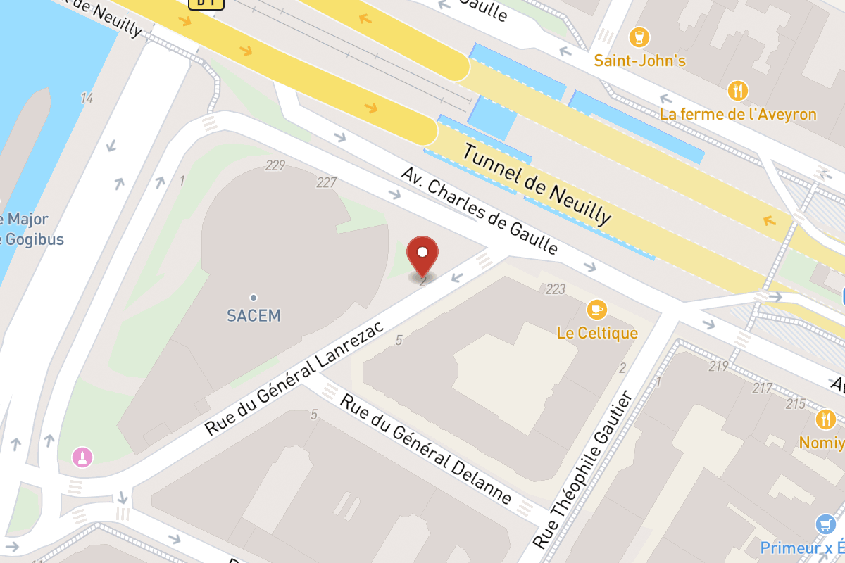 Plan de situation — 2 Rue du Général Lanrezac