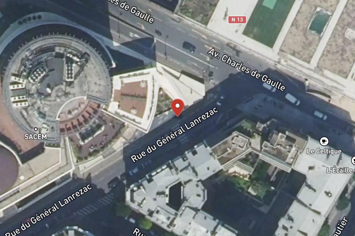 Vue satellite — 2 Rue du Général Lanrezac