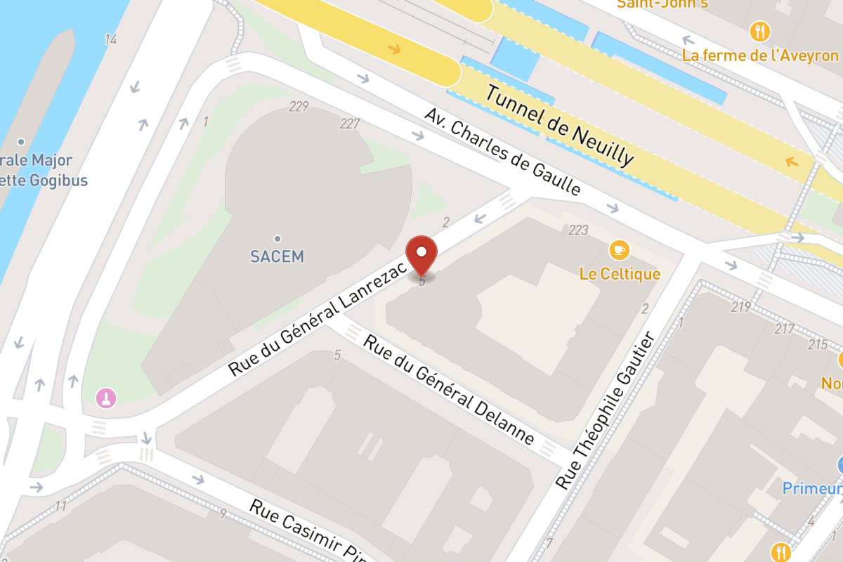 Plan de situation — 5 Rue du Général Lanrezac