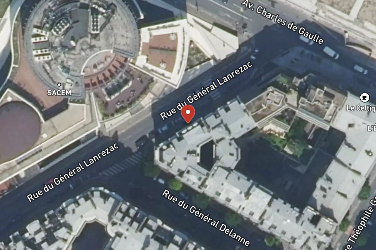 Vue satellite — 5 Rue du Général Lanrezac