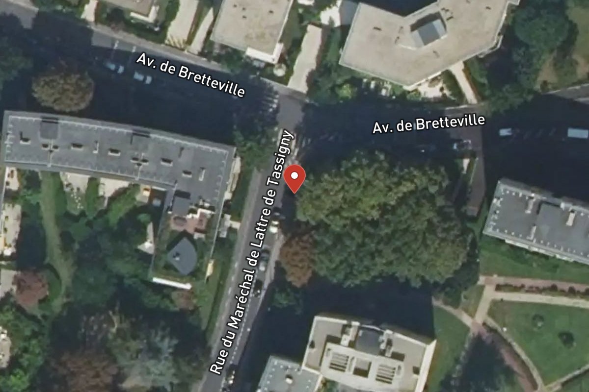 Vue satellite — 1 Rue du Mal de Lattre de Tassigny