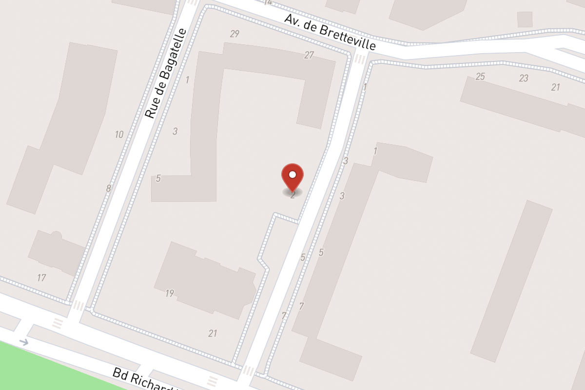 Plan de situation — 2 Rue du Mal de Lattre de Tassigny