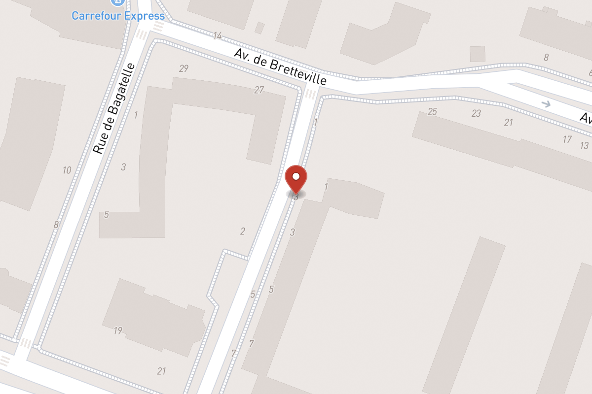 Plan de situation — 3 Rue du Mal de Lattre de Tassigny