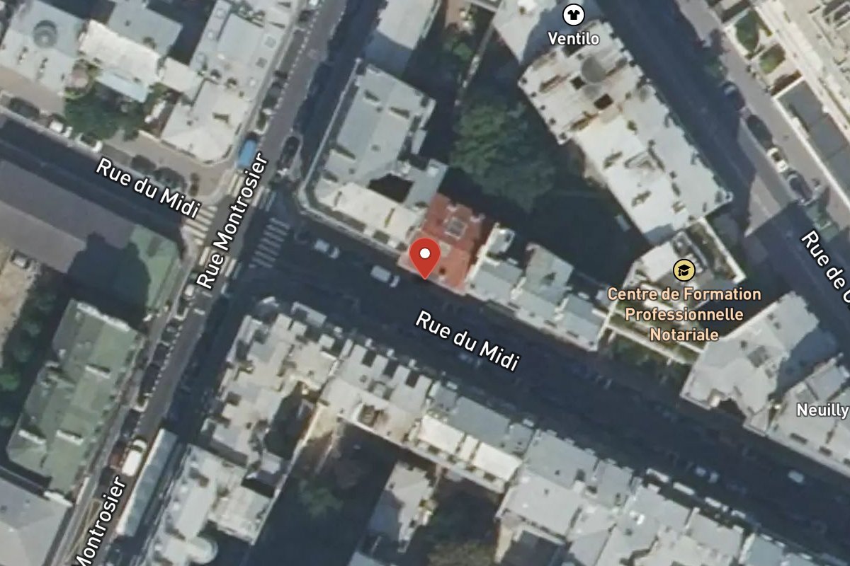 Vue satellite — 10 Rue du Midi