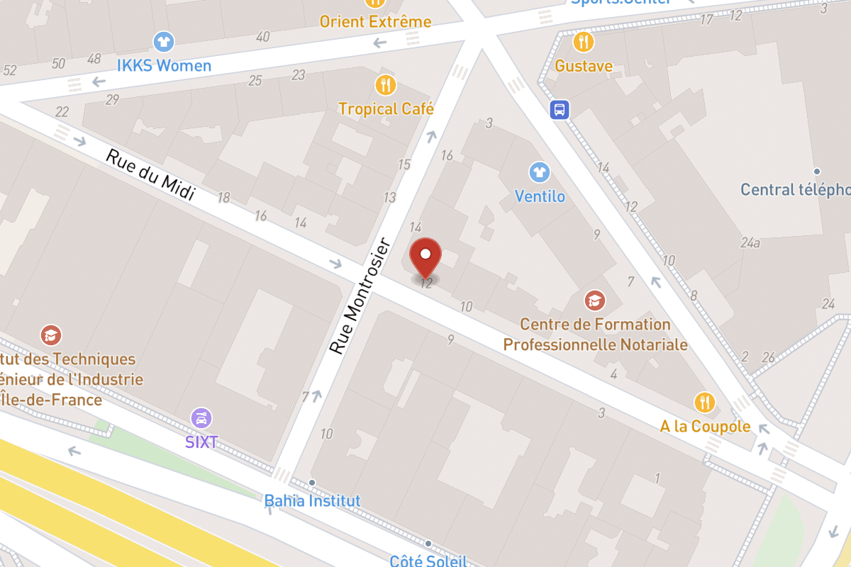 Plan de situation — 12 Rue du Midi