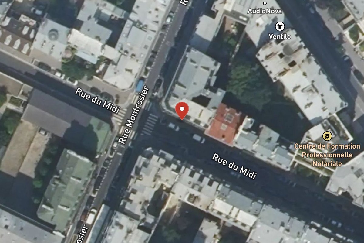 Vue satellite — 12 Rue du Midi