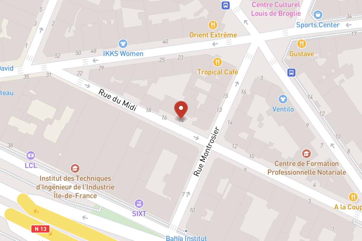Plan de situation — 14 Rue du Midi