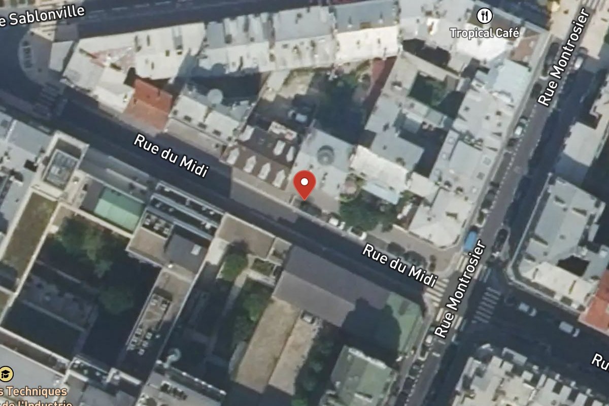 Vue satellite — 16 Rue du Midi