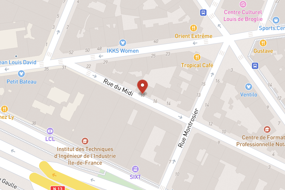 Plan de situation — 18 Rue du Midi