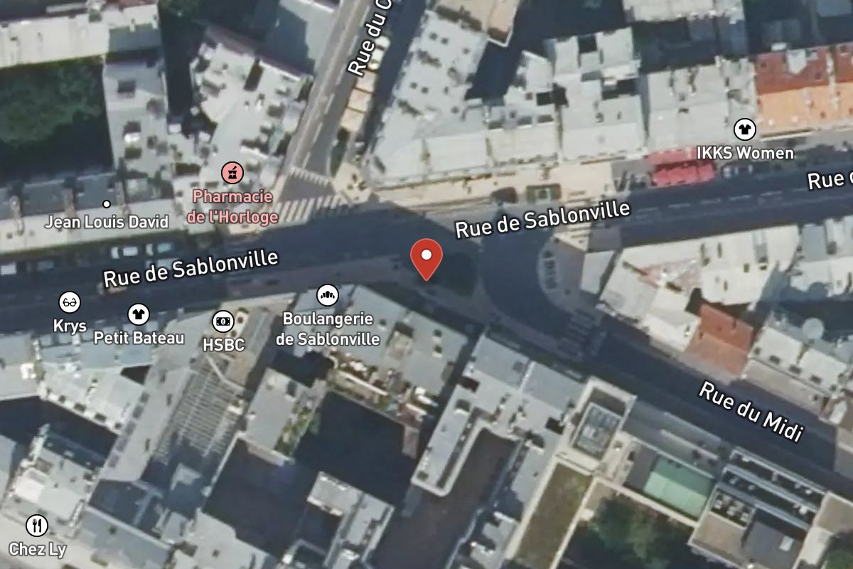Vue satellite — 19 Rue du Midi