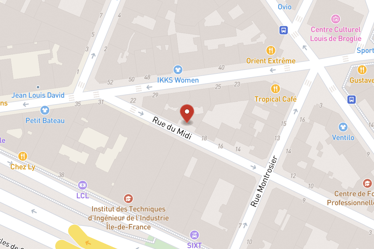 Plan de situation — 20 Rue du Midi
