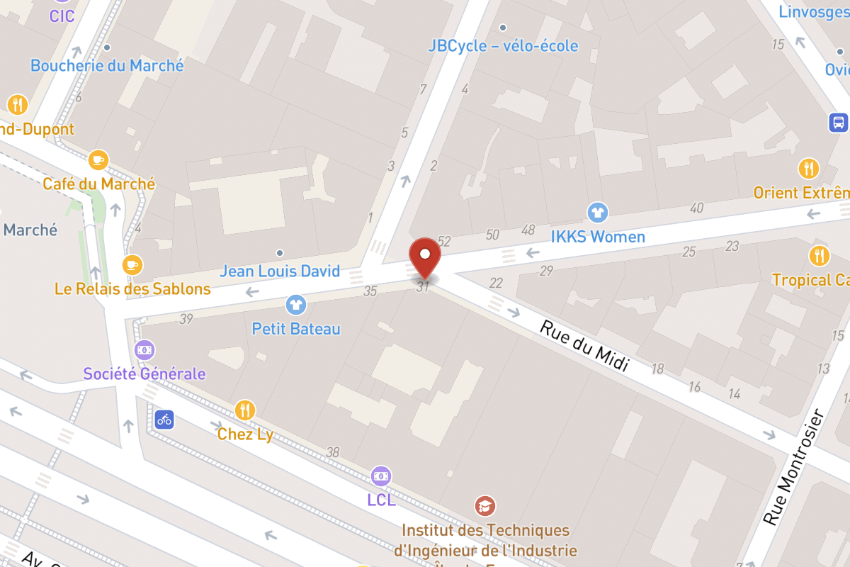 Plan de situation — 21 Rue du Midi