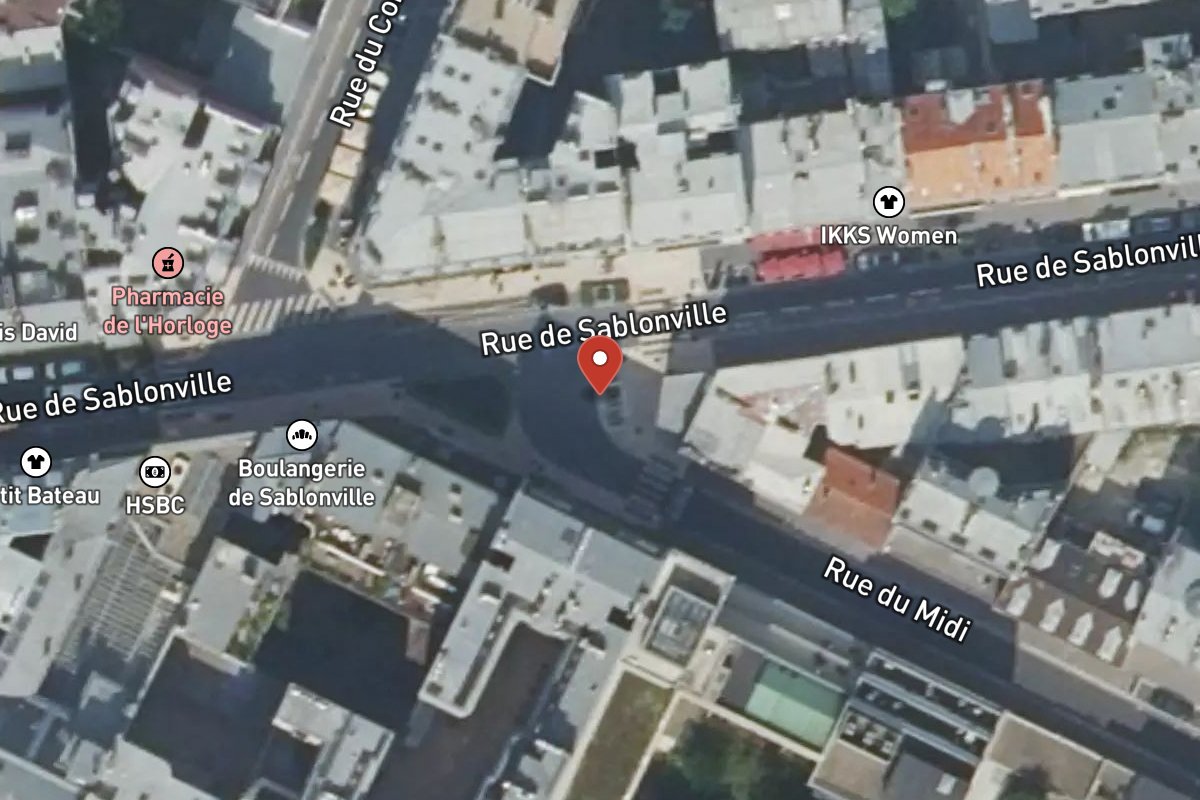 Vue satellite — 22 Rue du Midi