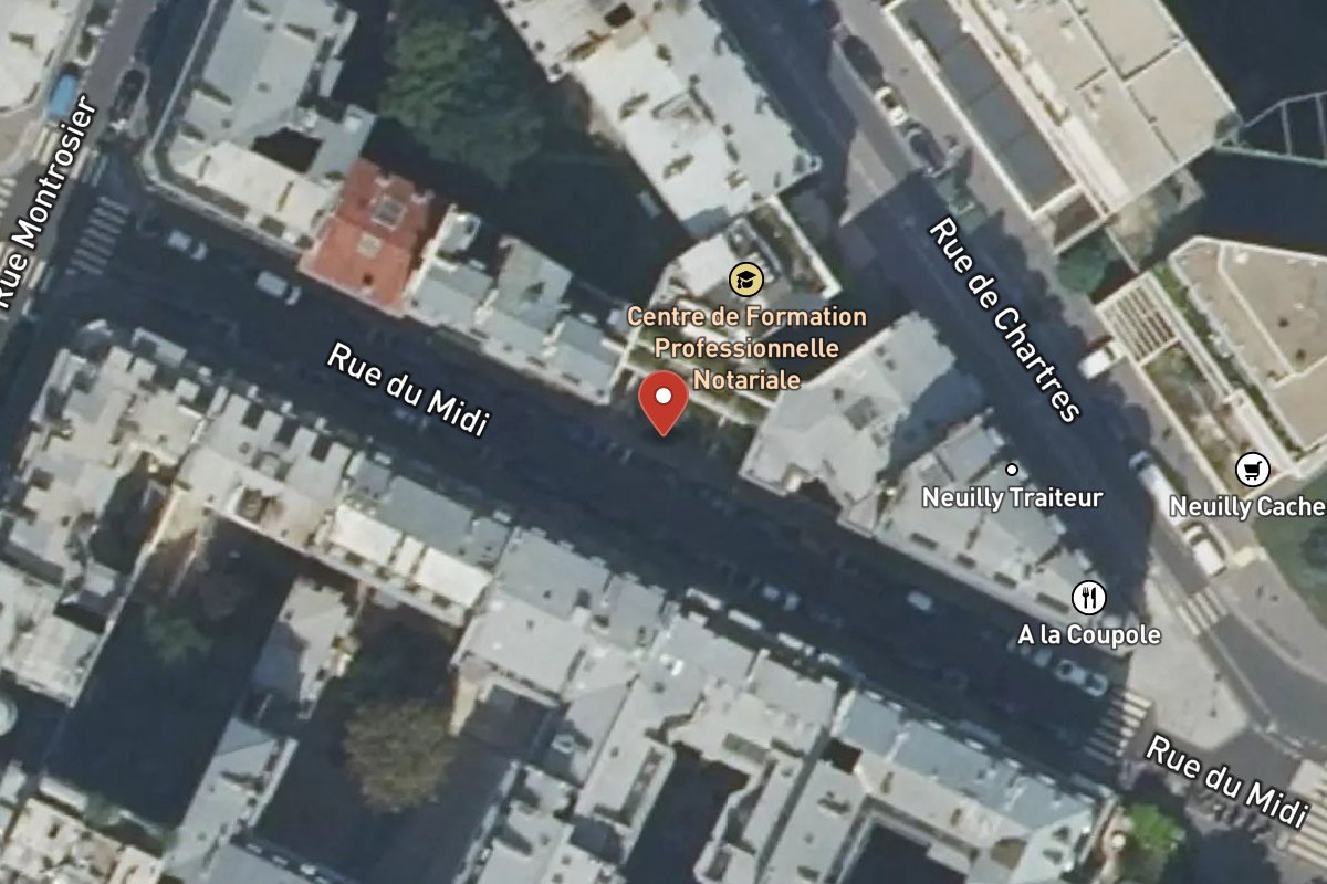 Vue satellite — 6 Rue du Midi