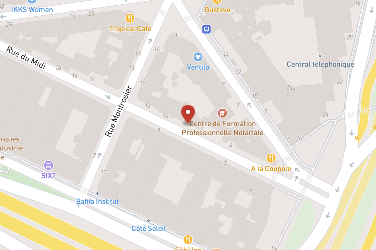 Plan de situation — 8 Rue du Midi