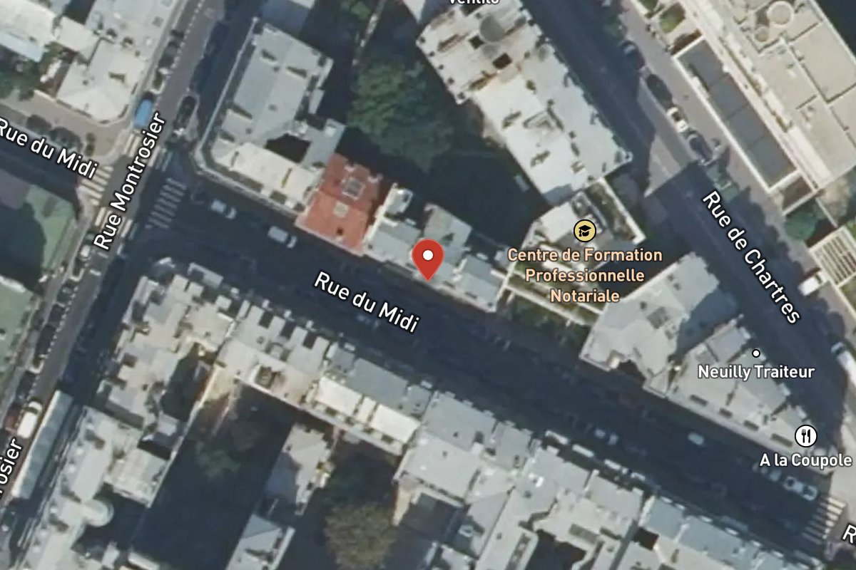 Vue satellite — 8 Rue du Midi