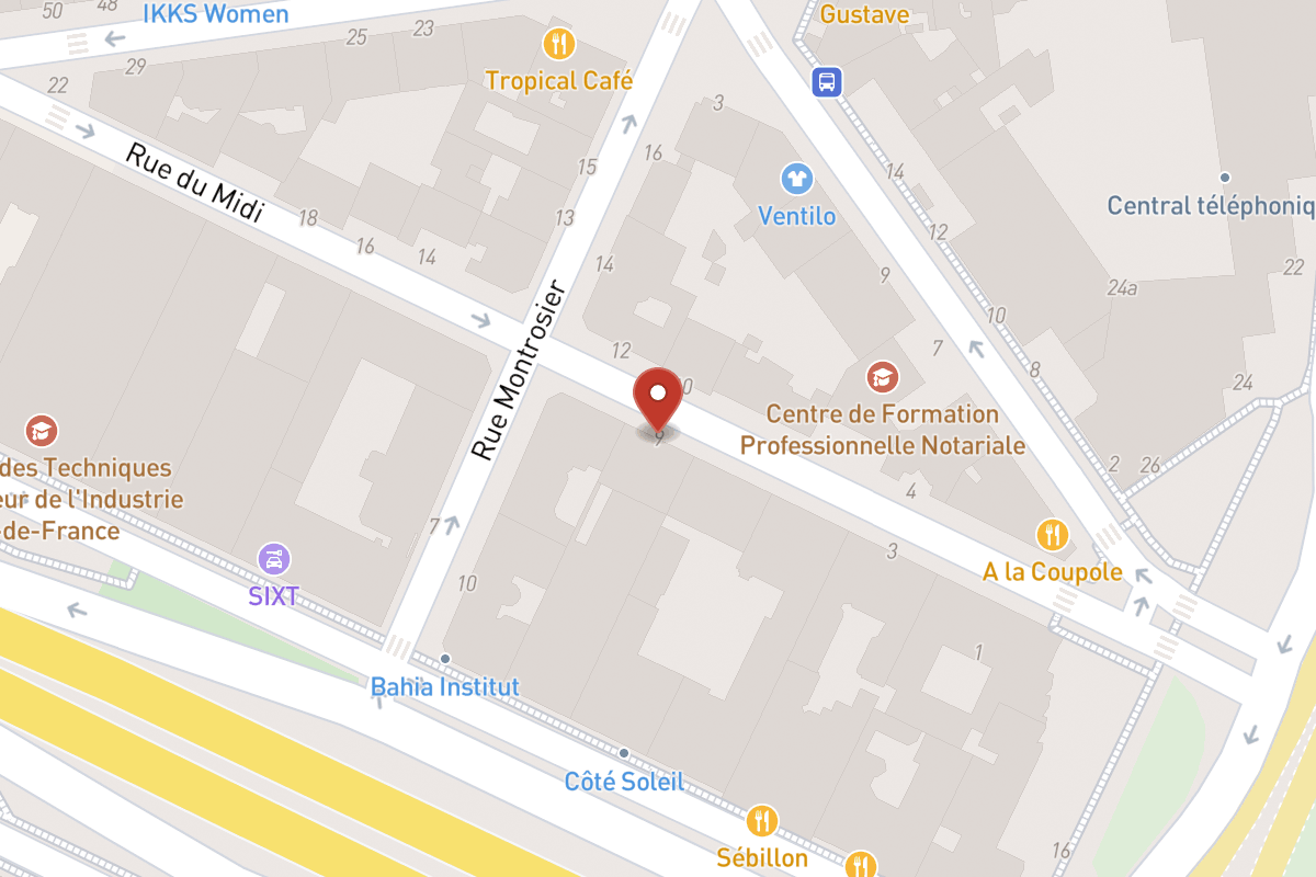 Plan de situation — 9 Rue du Midi
