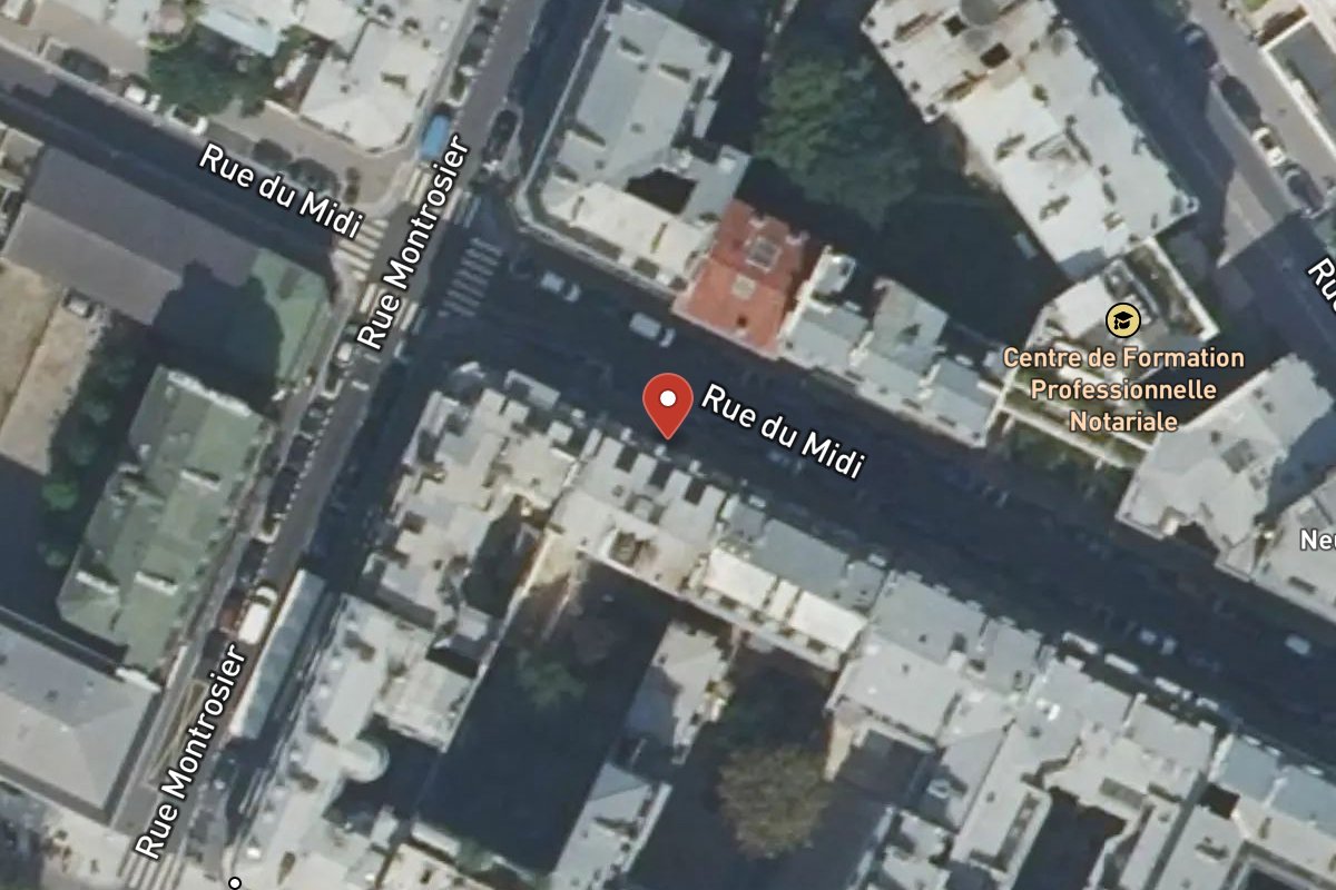 Vue satellite — 9 Rue du Midi