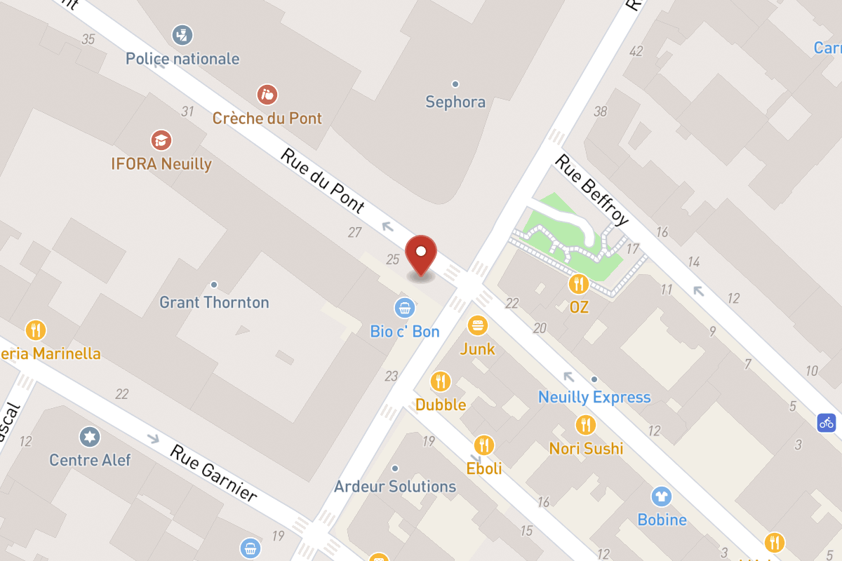 Plan de situation — 23 Rue du Pont