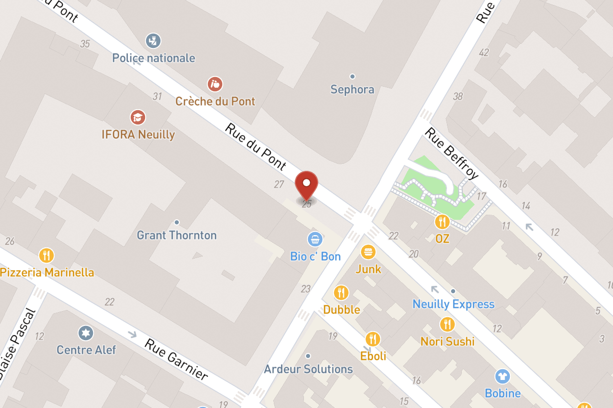 Plan de situation — 25 Rue du Pont