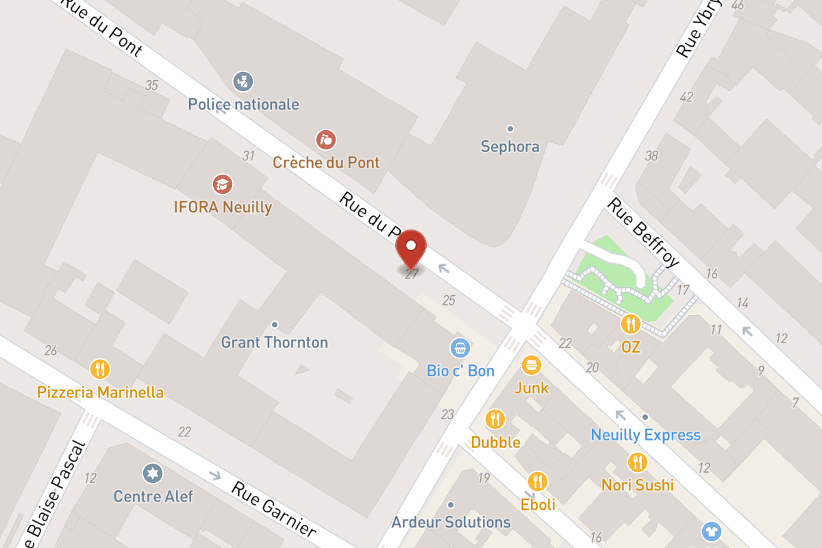 Plan de situation — 27 Rue du Pont
