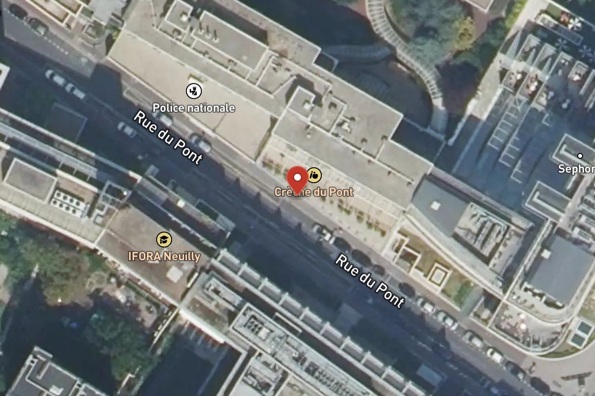 Vue satellite — 28 Rue du Pont