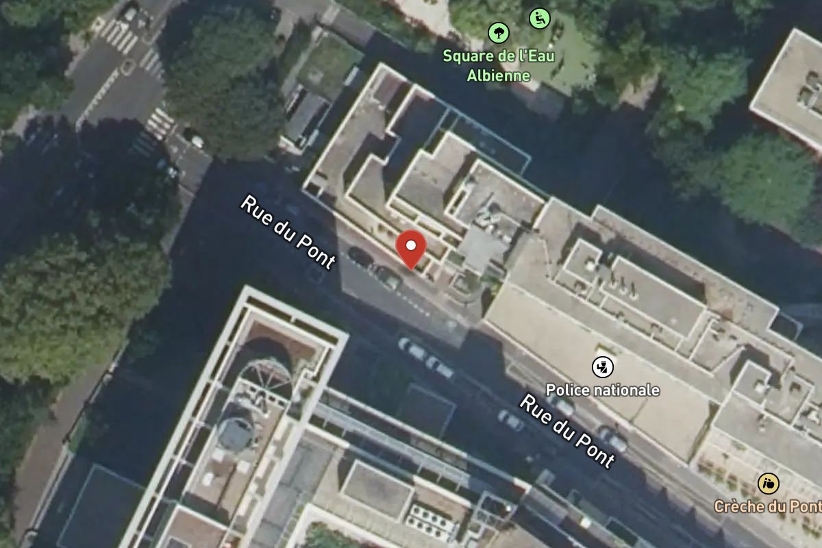 Vue satellite — 38 Rue du Pont