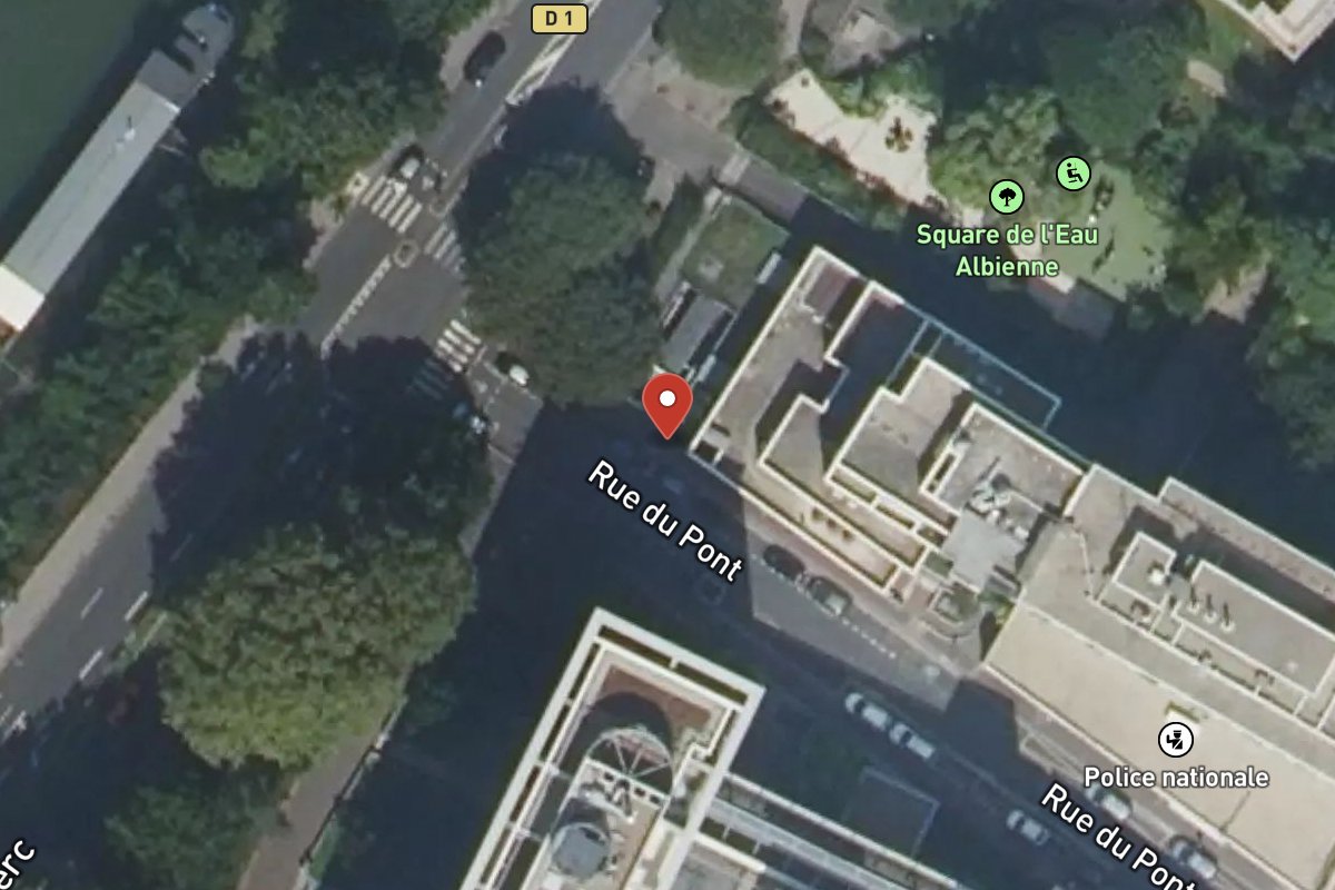 Vue satellite — 40 Rue du Pont