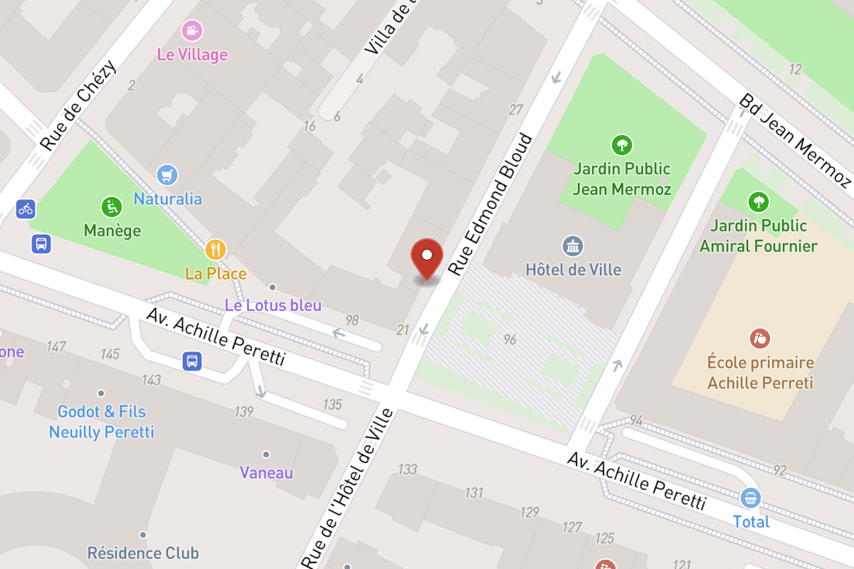 Plan de situation — 21 Rue Edmond Bloud