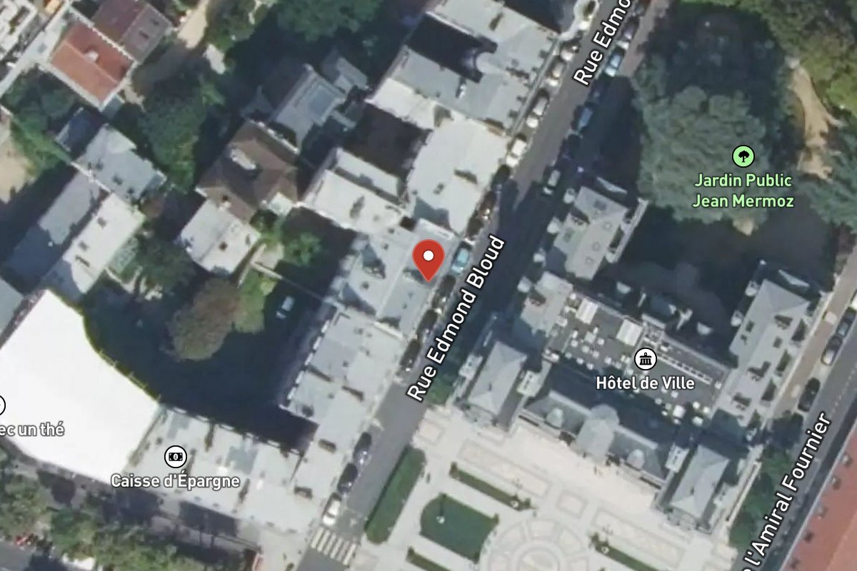Vue satellite — 23 Rue Edmond Bloud